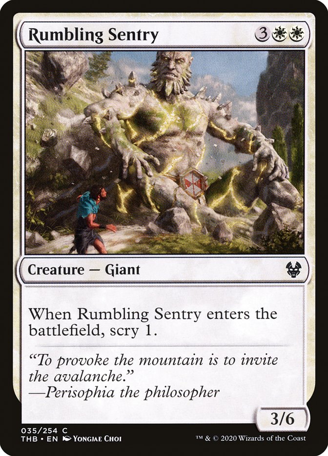 Rumbling Sentry [Theros Beyond Death] | Odin's Place