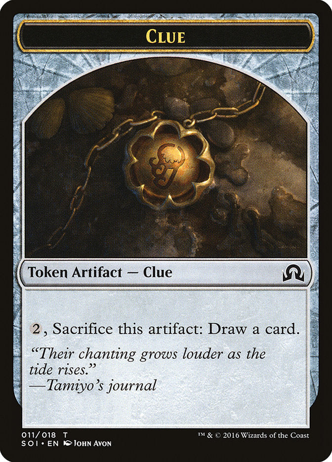 Clue Token (011/018) [Shadows over Innistrad Tokens] | Odin's Place
