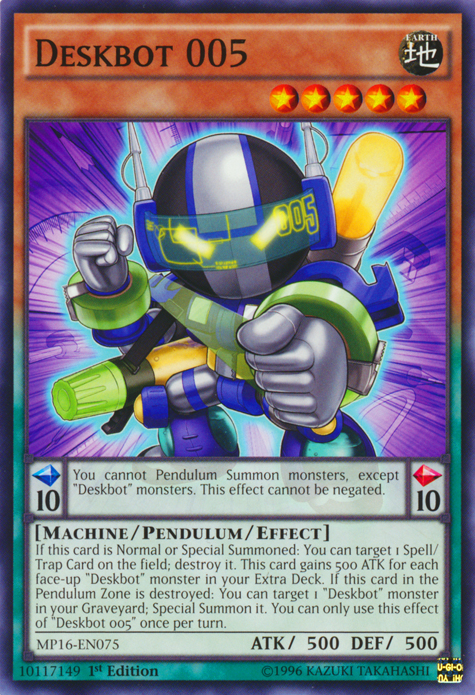 Deskbot 005 [MP16-EN075] Common | Odin's Place