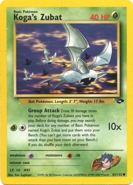 Koga's Zubat (83/132) [Gym Challenge Unlimited] | Odin's Place