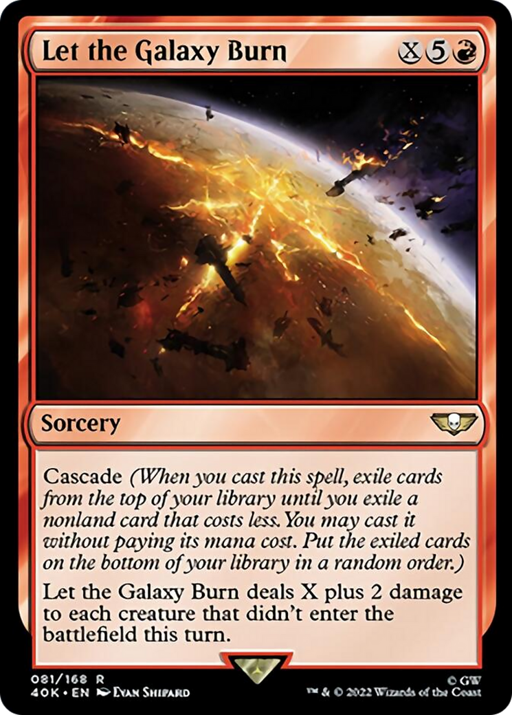 Let the Galaxy Burn (Surge Foil) [Warhammer 40,000] | Odin's Place