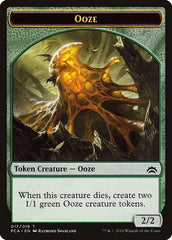 Ooze (016) // Ooze (017) Double-Sided Token [Planechase Anthology Tokens] | Odin's Place