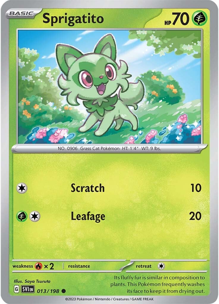 Sprigatito (013/198) [Scarlet & Violet: Base Set] | Odin's Place