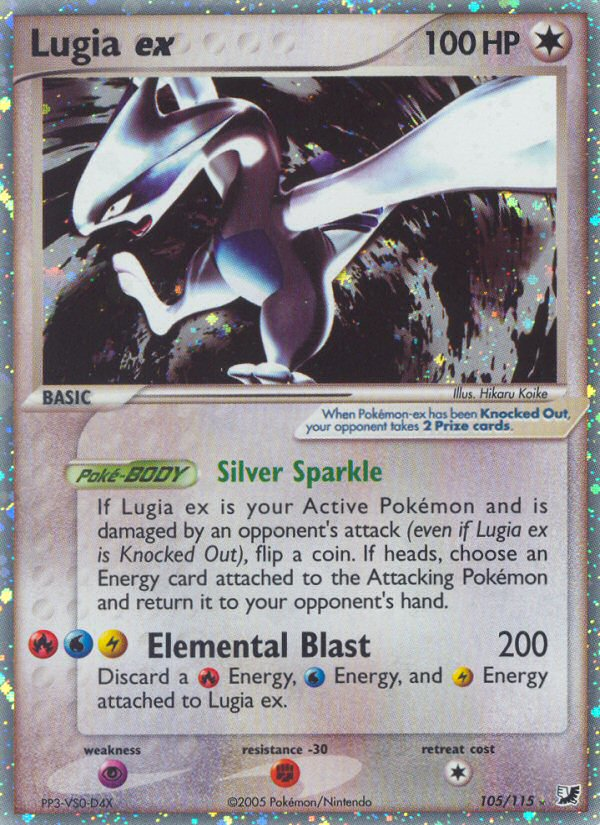 Lugia ex (105/115) [EX: Unseen Forces] | Odin's Place
