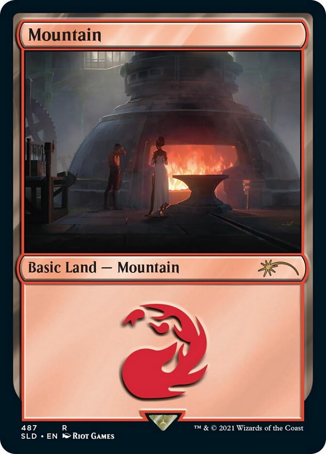 Mountain (487) [Secret Lair Drop Series] | Odin's Place