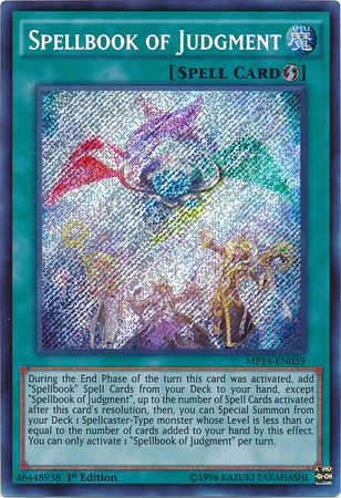 Spellbook of Judgment [MP14-EN039] Secret Rare | Odin's Place