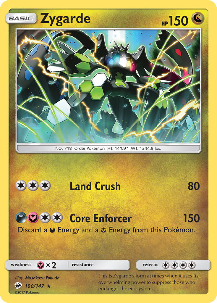 Zygarde (100/147) [Sun & Moon: Burning Shadows] | Odin's Place