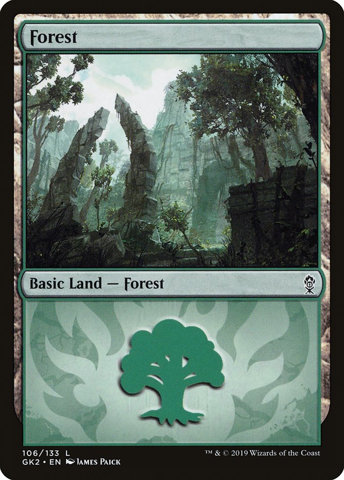 Forest (106) [Ravnica Allegiance Guild Kit] | Odin's Place