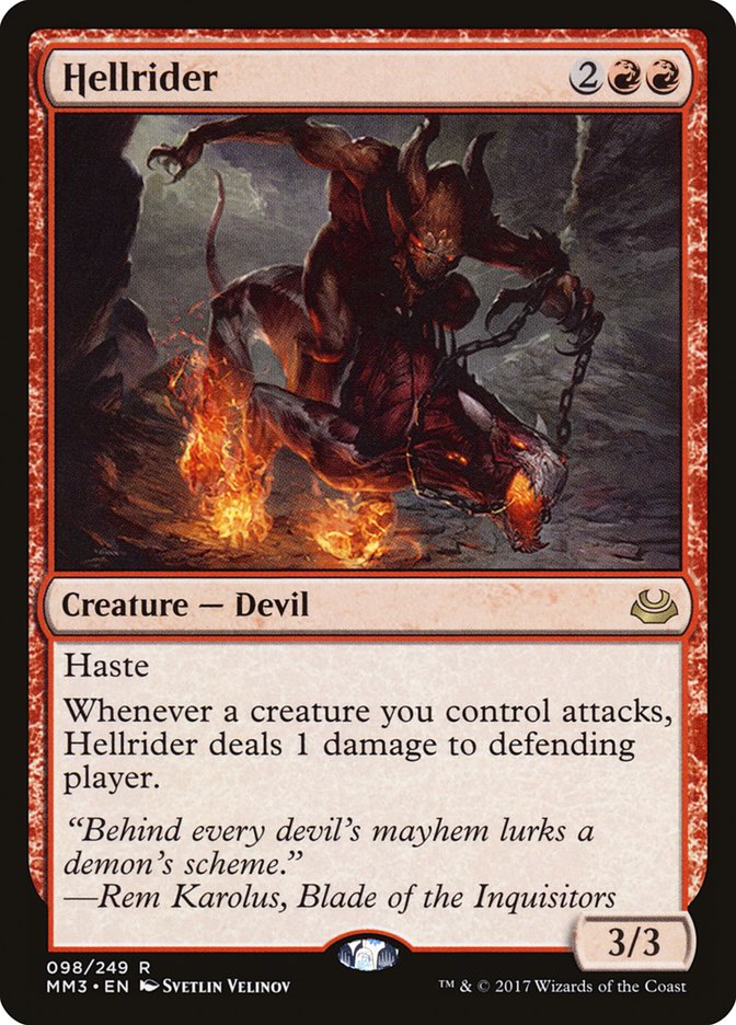 Hellrider (98) [Modern Masters 2017] | Odin's Place
