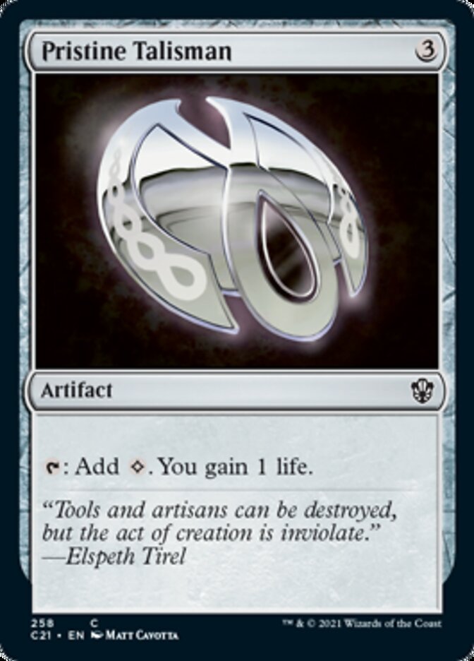 Pristine Talisman [Commander 2021] | Odin's Place