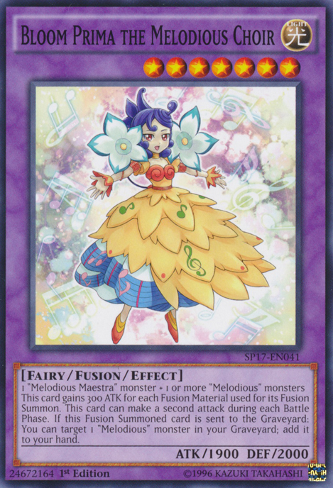 Bloom Prima the Melodious Choir [SP17-EN041] Starfoil Rare | Odin's Place