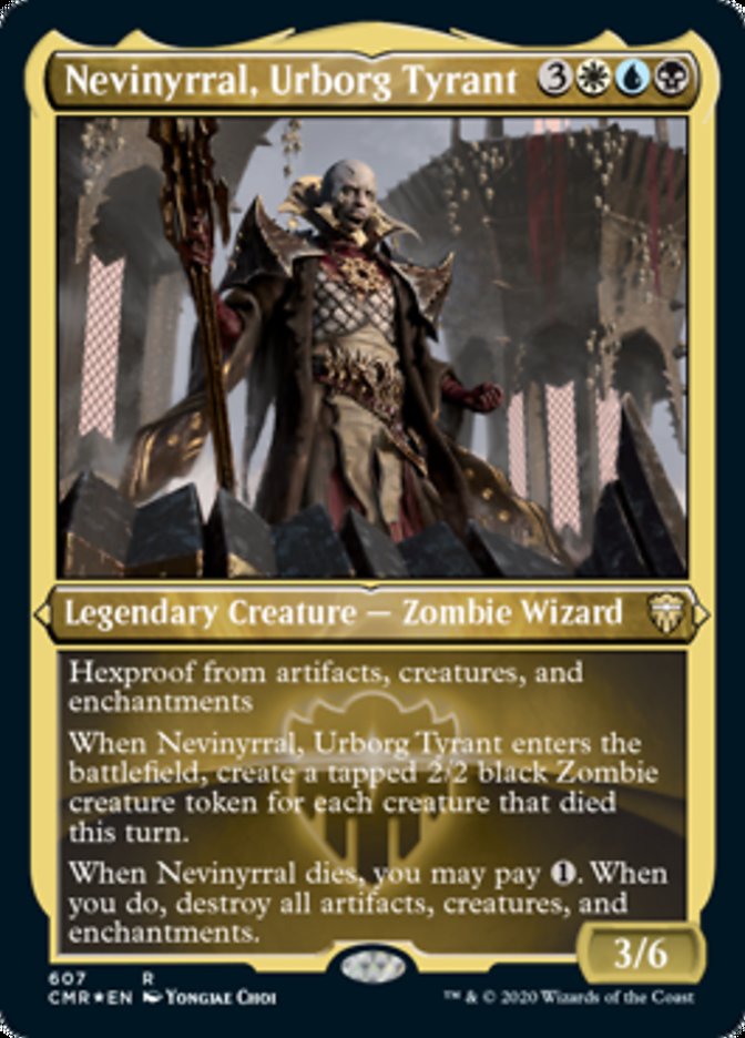 Nevinyrral, Urborg Tyrant (Etched) [Commander Legends] | Odin's Place