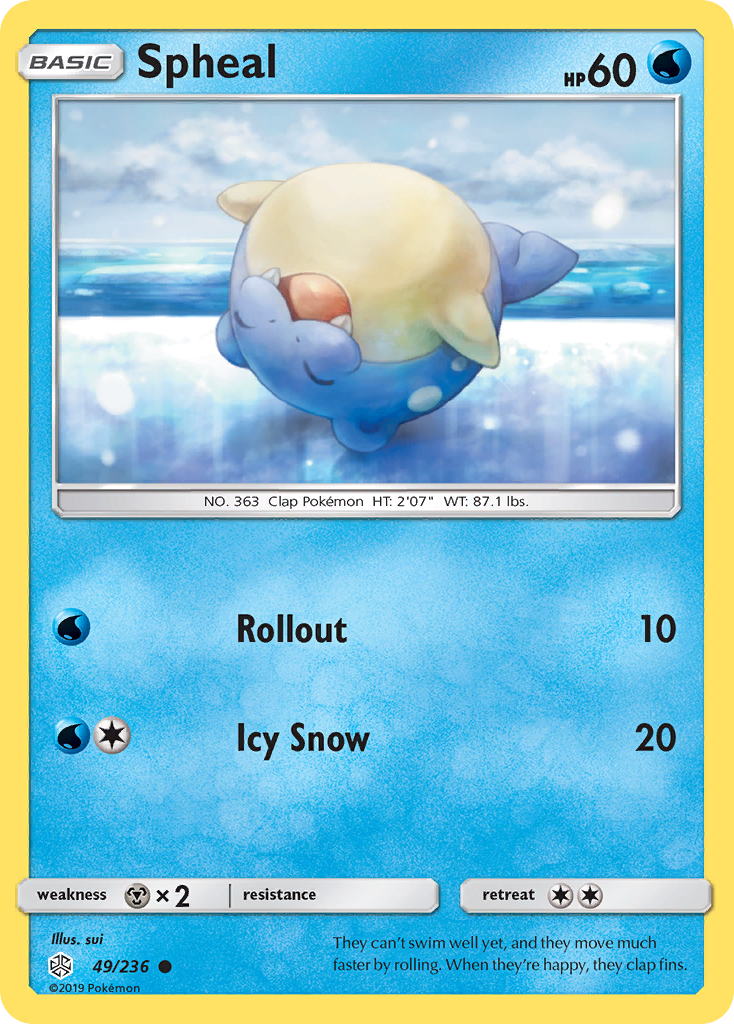 Spheal (49/236) [Sun & Moon: Cosmic Eclipse] | Odin's Place