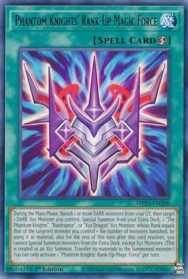 Phantom Knights' Rank-Up-Magic Force [MP21-EN200] Rare | Odin's Place