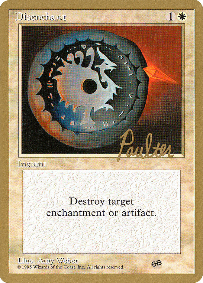 Disenchant (Preston Poulter) (SB) [Pro Tour Collector Set] | Odin's Place
