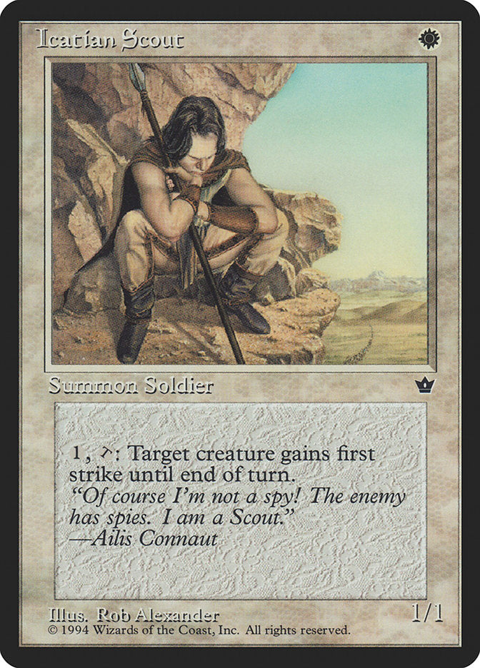 Icatian Scout (Rob Alexander) [Fallen Empires] | Odin's Place