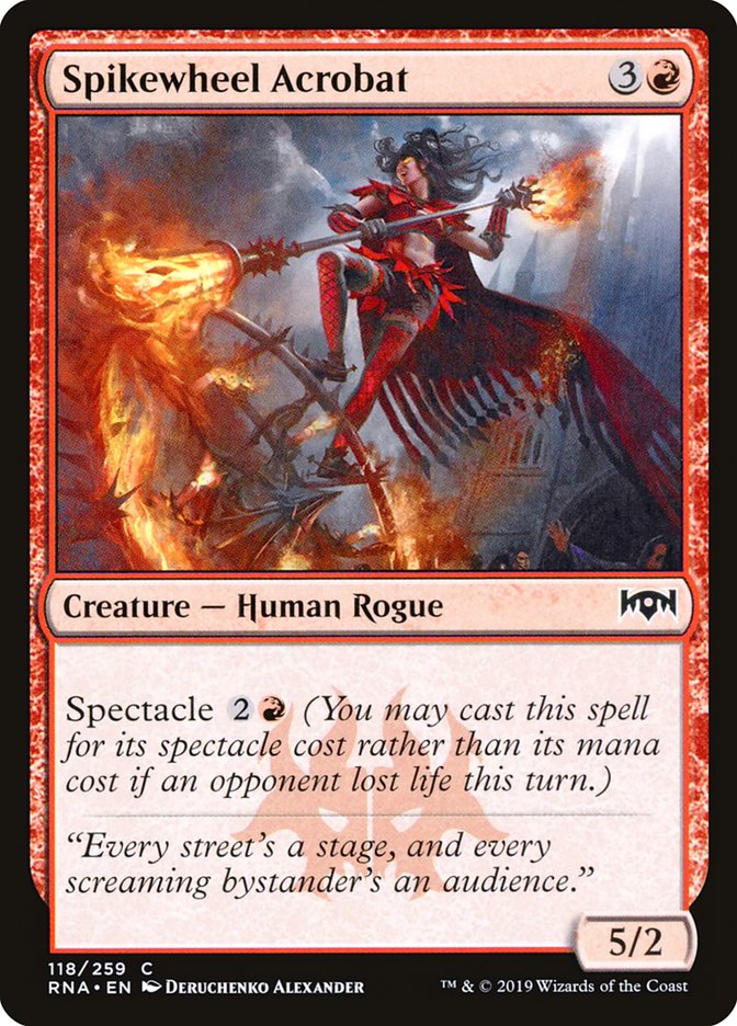 Spikewheel Acrobat (118) [Ravnica Allegiance] | Odin's Place