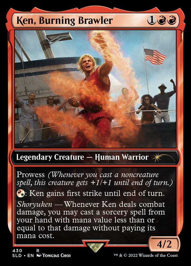 Ken, Burning Brawler [Secret Lair Drop Series] | Odin's Place