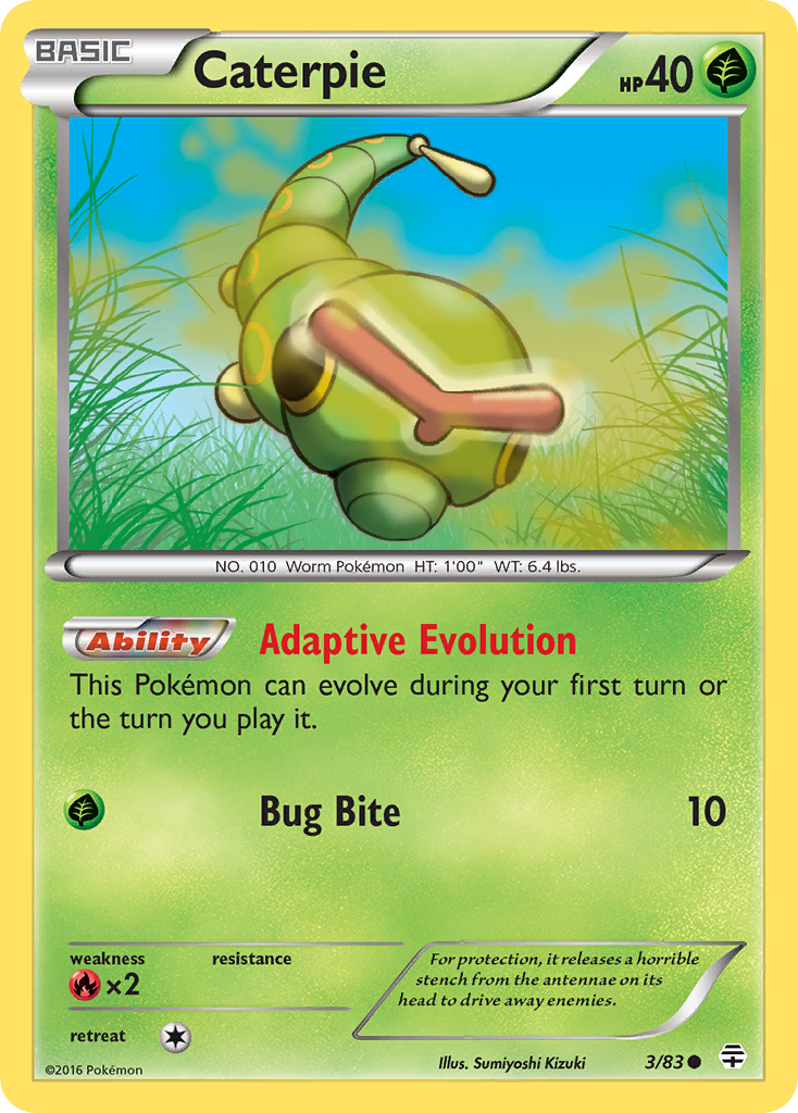 Caterpie (3/83) [XY: Generations] | Odin's Place