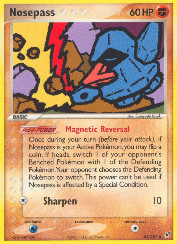 Nosepass (42/107) [EX: Deoxys] | Odin's Place