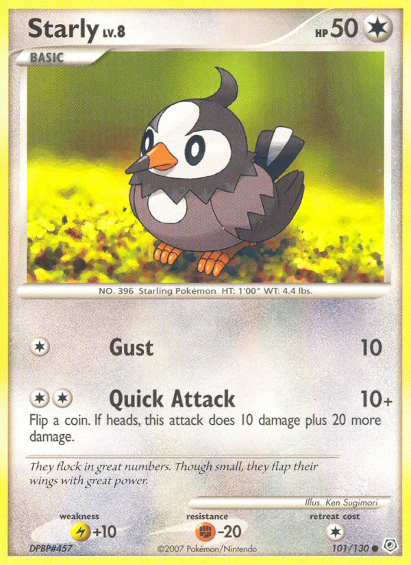 Starly (101/130) [Diamond & Pearl: Base Set] | Odin's Place
