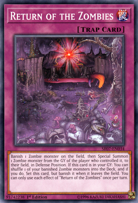Return of the Zombies [SR07-EN034] Common | Odin's Place