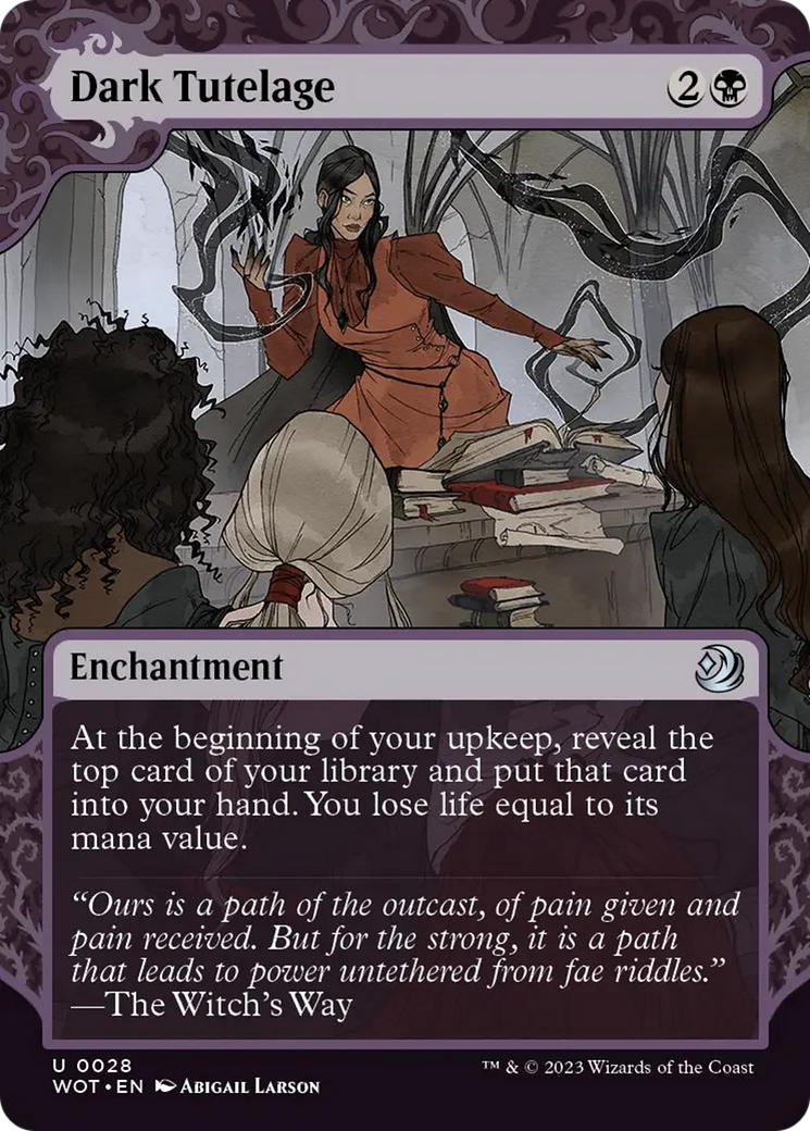 Dark Tutelage [Wilds of Eldraine: Enchanting Tales] | Odin's Place