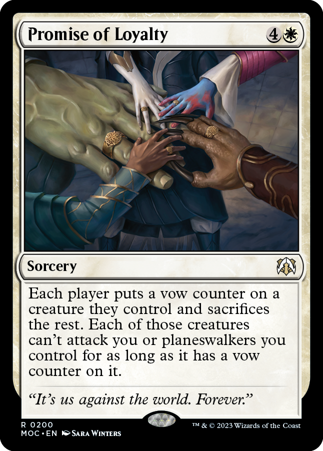 Promise of Loyalty [March of the Machine Commander] | Odin's Place