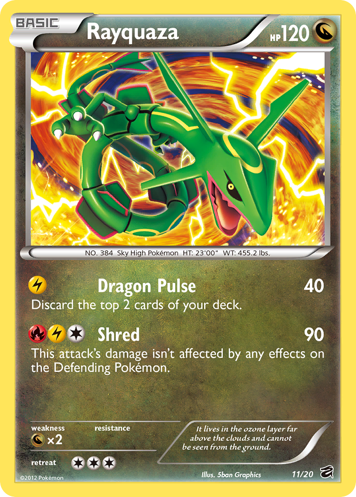 Rayquaza (11/20) [Black & White: Dragon Vault] | Odin's Place