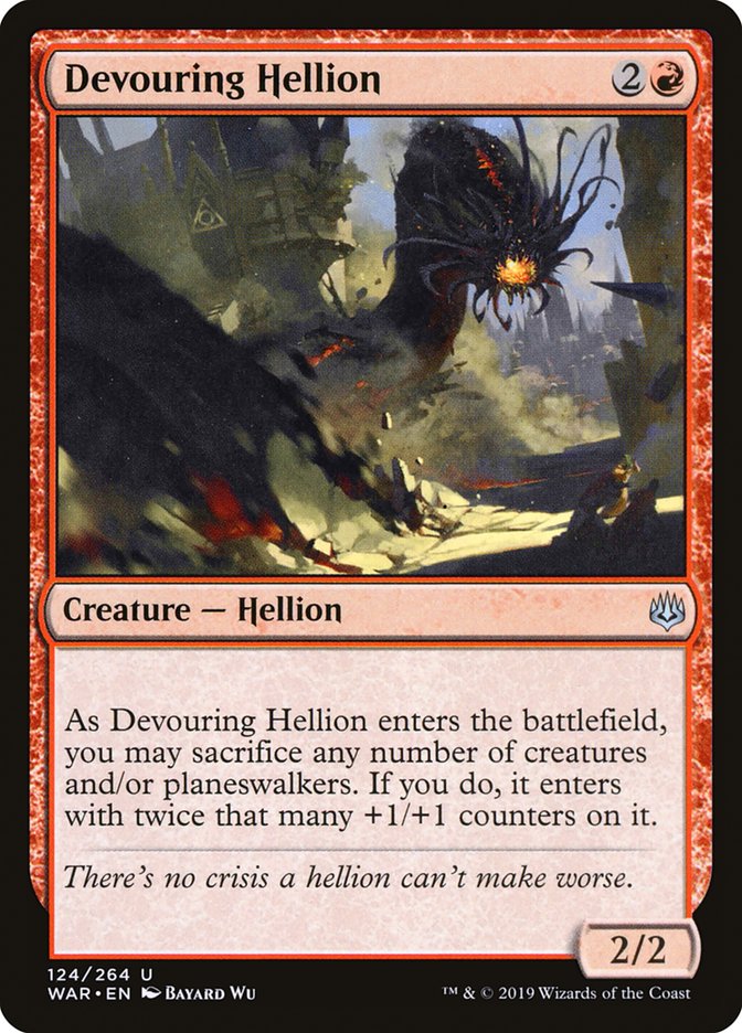 Devouring Hellion (124) [War of the Spark] | Odin's Place