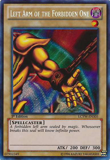 Left Arm of the Forbidden One [LCYW-EN305] Secret Rare | Odin's Place