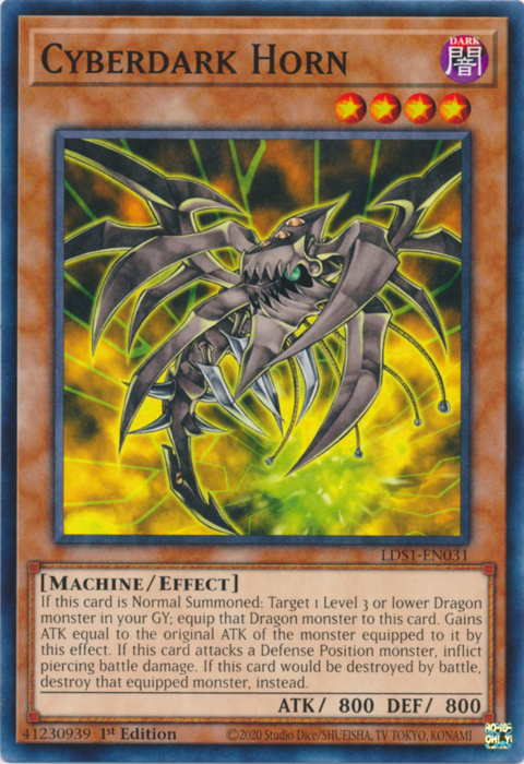 Cyberdark Horn [LDS1-EN031] Common | Odin's Place