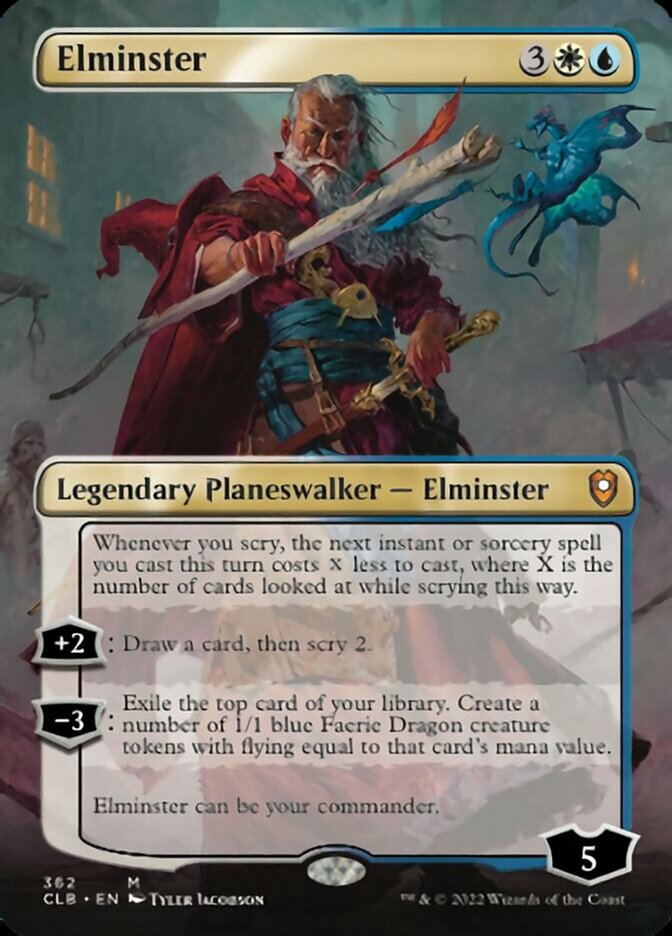Elminster (Borderless) [Commander Legends: Battle for Baldur's Gate] | Odin's Place