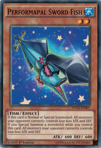 Performapal Sword Fish [DUEA-EN007] Common | Odin's Place