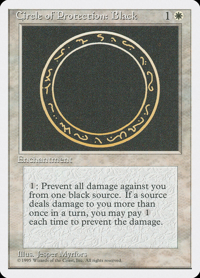 Circle of Protection: Black (14) [Fourth Edition] | Odin's Place