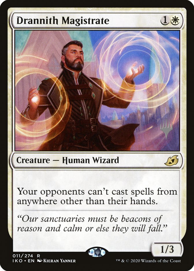 Drannith Magistrate (Promo Pack) [Ikoria: Lair of Behemoths Promos] | Odin's Place
