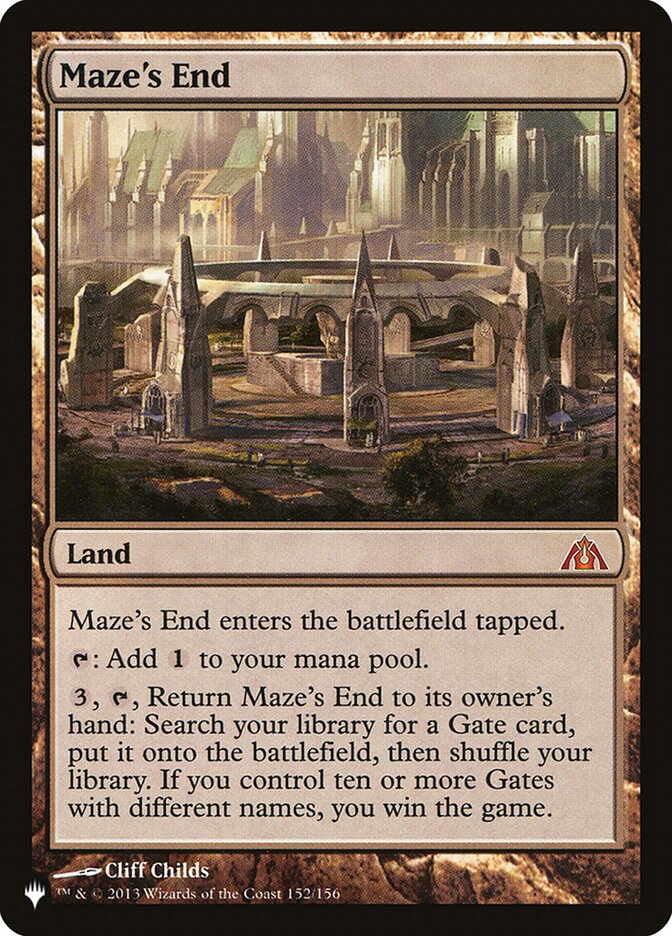 Maze's End [The List] | Odin's Place