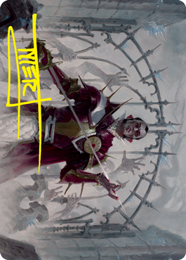 Cemetery Gatekeeper Art Card (Gold-Stamped Signature) [Innistrad: Crimson Vow Art Series] | Odin's Place