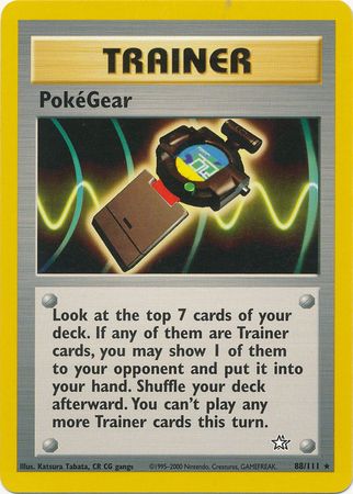 PokeGear (88/111) [Neo Genesis Unlimited] | Odin's Place