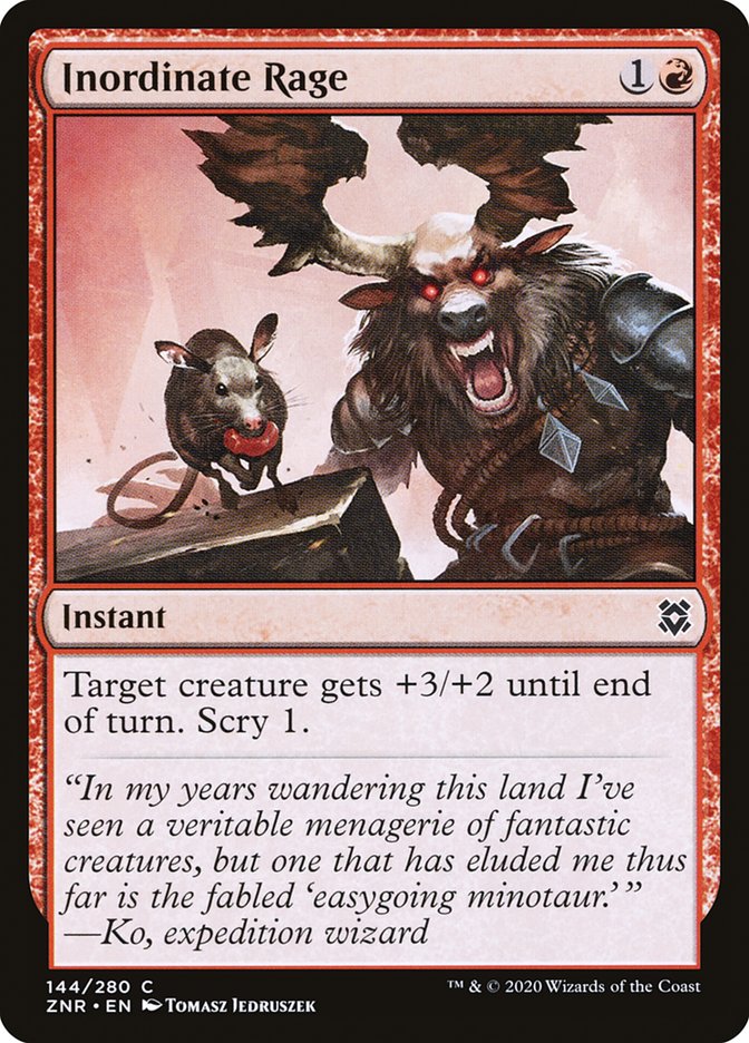 Inordinate Rage [Zendikar Rising] | Odin's Place