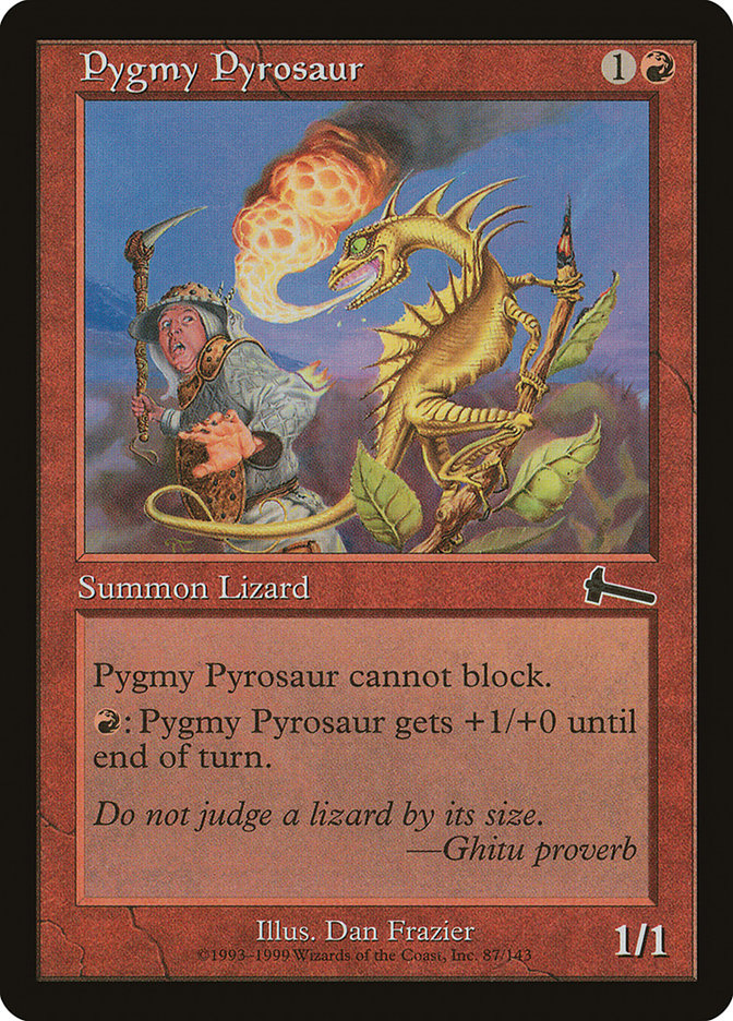 Pygmy Pyrosaur (87) [Urza's Legacy] | Odin's Place