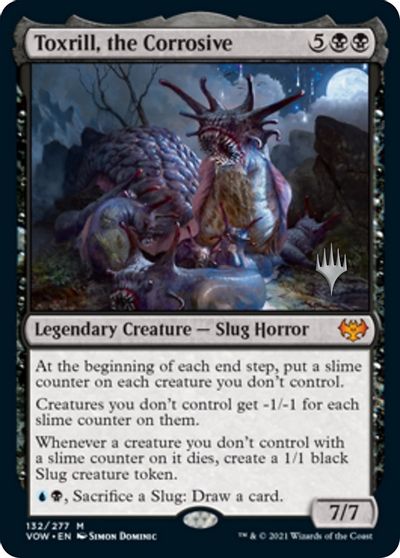 Toxrill, the Corrosive (Promo Pack) [Innistrad: Crimson Vow Promos] | Odin's Place