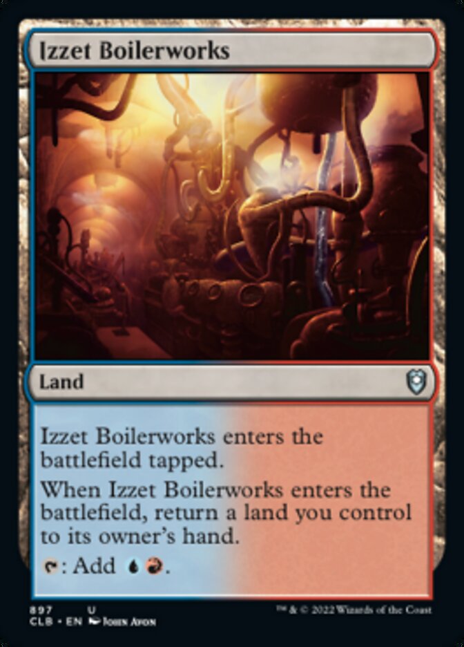 Izzet Boilerworks [Commander Legends: Battle for Baldur's Gate] | Odin's Place