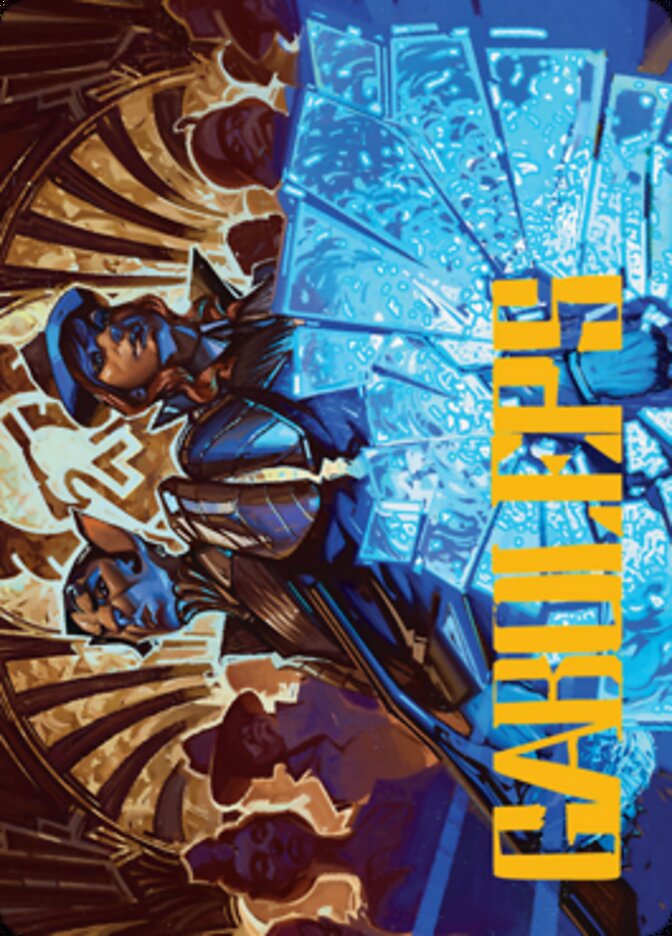 Contractual Safeguard Art Card (Gold-Stamped Signature) [Streets of New Capenna Art Series] | Odin's Place
