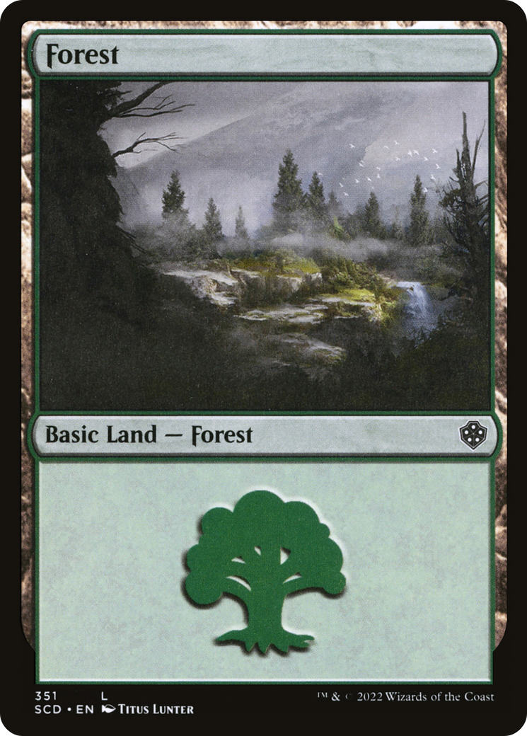Forest (351) [Starter Commander Decks] | Odin's Place