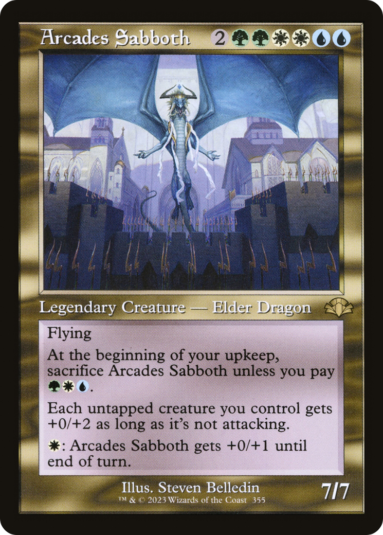 Arcades Sabboth (Retro) [Dominaria Remastered] | Odin's Place