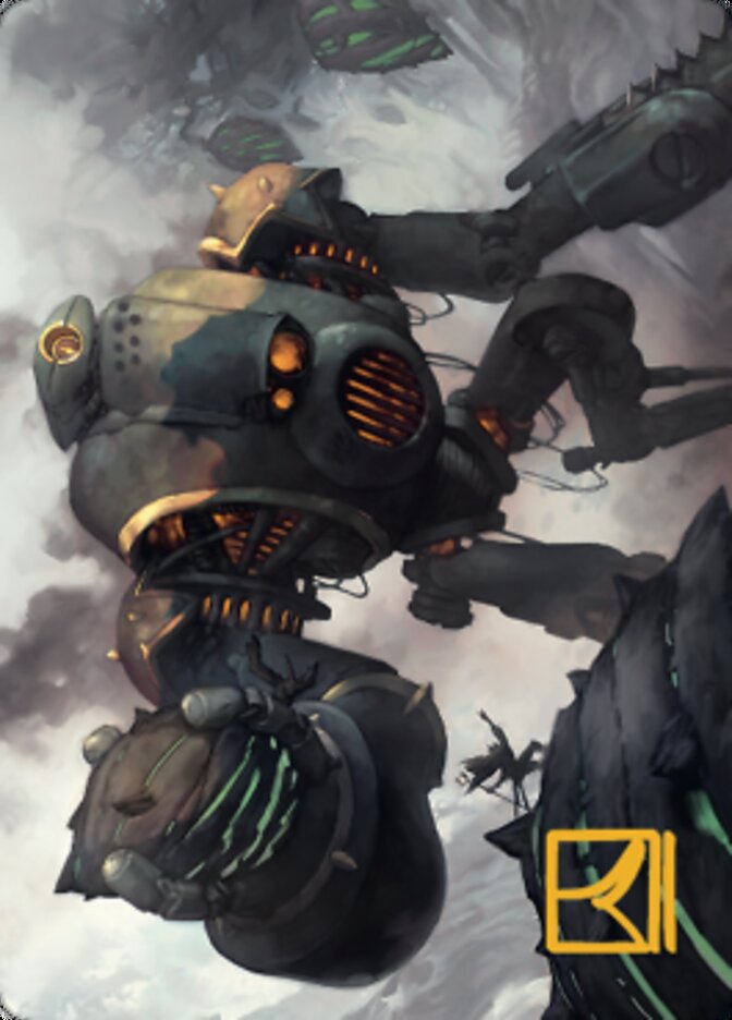 Rust Goliath Art Card (Gold-Stamped Signature) [The Brothers' War Art Series] | Odin's Place