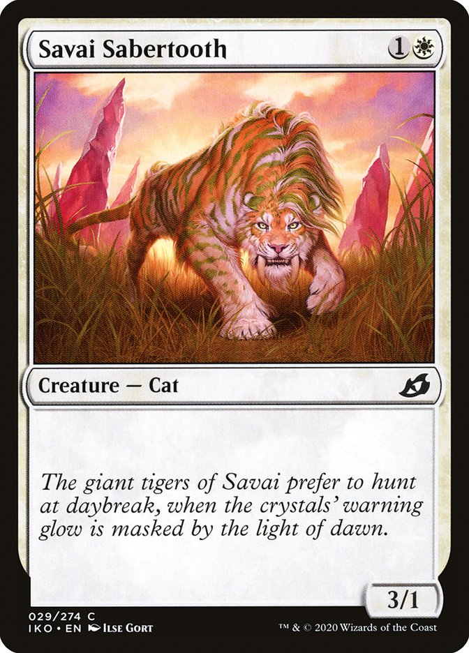 Savai Sabertooth [Ikoria: Lair of Behemoths] | Odin's Place