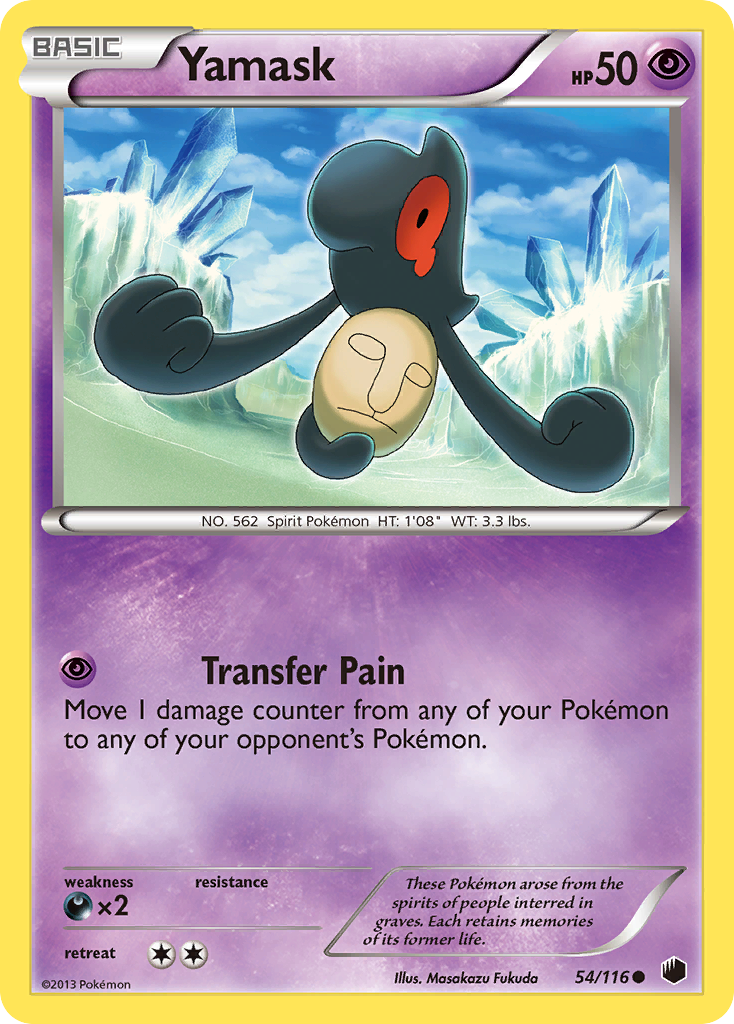 Yamask (54/116) [Black & White: Plasma Freeze] | Odin's Place