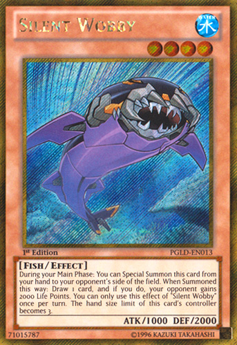 Silent Wobby [PGLD-EN013] Gold Secret Rare | Odin's Place